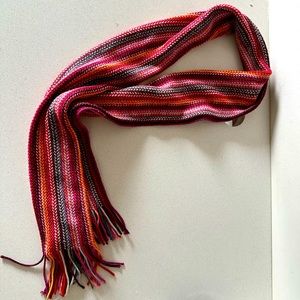Rainbow handmade scarf